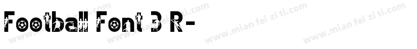 Football Font 3 R字体转换